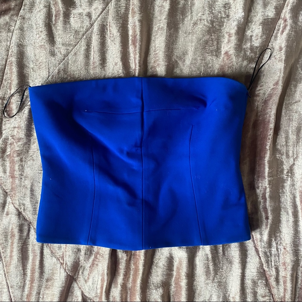 Zara corset tube top, worn once! willing to try on if wanted!